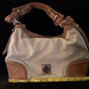 Dooney & Bourke Leather & Canvas Satchel